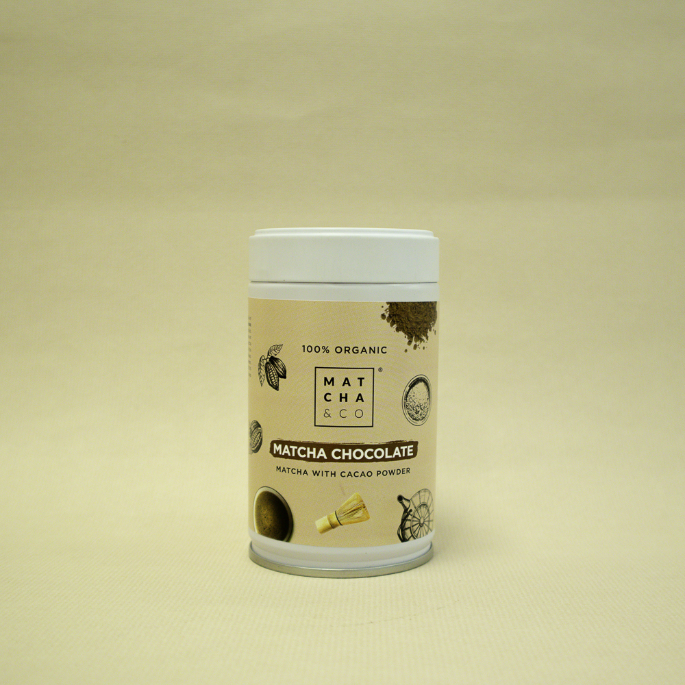 Té Matcha con Cacao en Polvo Bio Lata 80g Matcha & Co