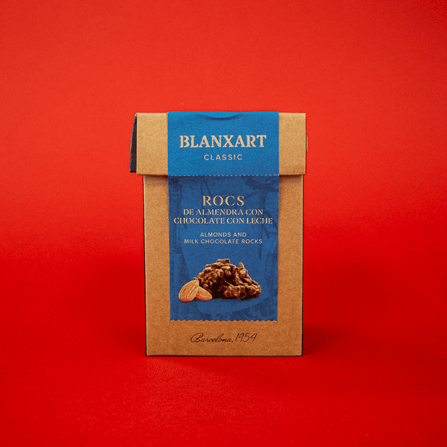 Rocs Almendra con chocolate con leche 100g Blanxart