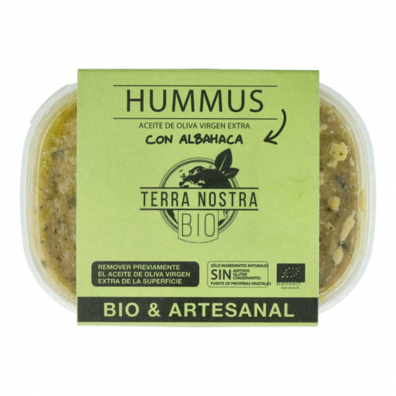 Hummus Fresc amb Alfàbrega Bio 200g Ter
