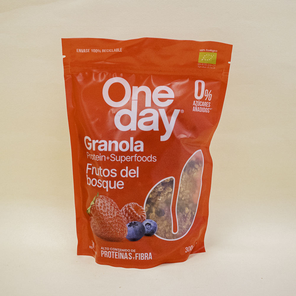 Granola Frutas del Bosque Bio 300g One Day
