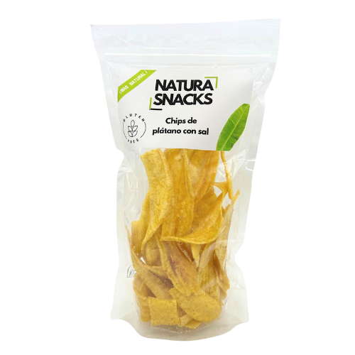 Xips de Plàtan Natural 105g Natura Snacks