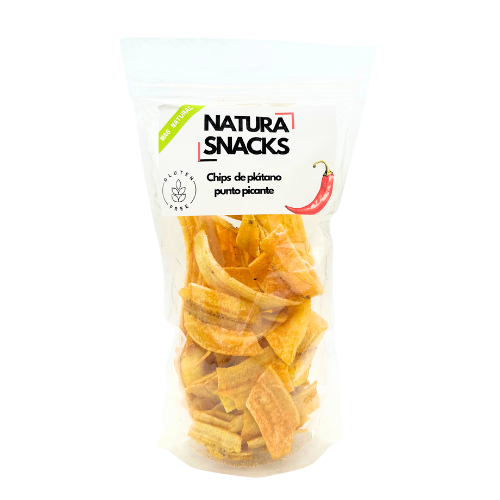 Xips de Plàtan Picant 105g Natura Snacks
