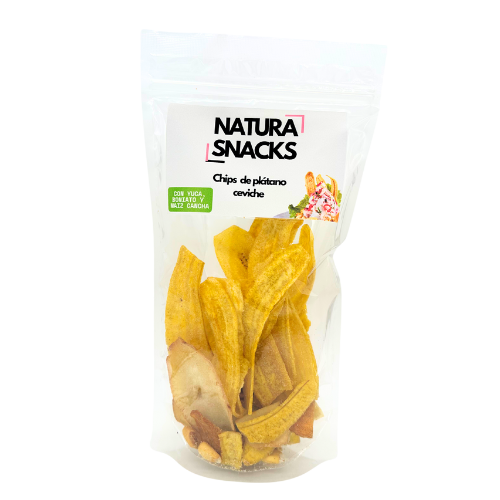 Xips de Platano Ceviche 105g Natura Snacks