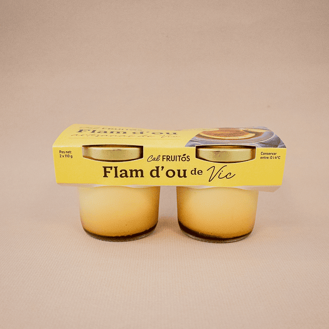 Flan de huevo Pack 2u x 110g Cal Fruitós 