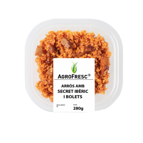 Arroz con Secreto Ibérico y Setas 280g Agrofresc