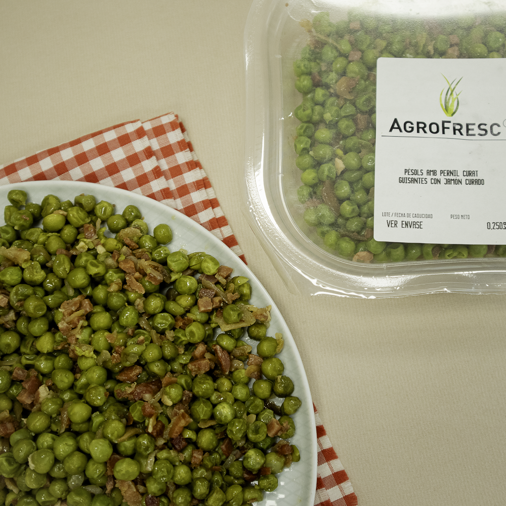 Guisantes con Jamón 250 g Agrofresc