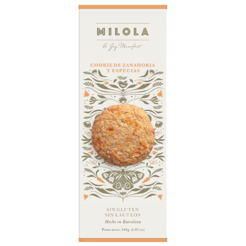 Cookies S/Gluten Zanahoria 140g Milola