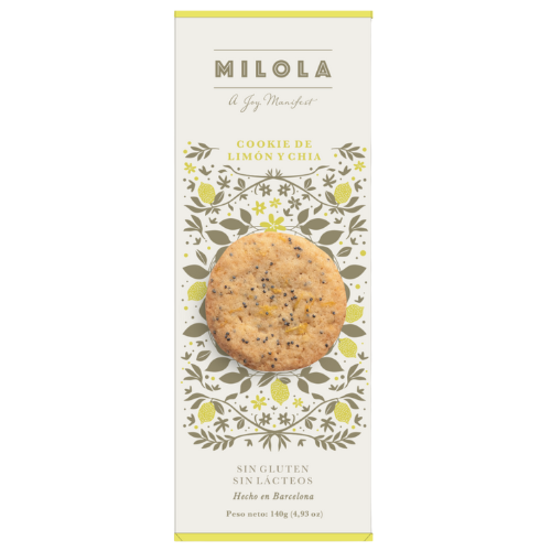 Cookies S/Gluten Limón y Chía 140g Milola