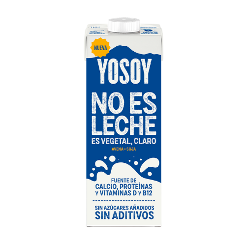 Bebida de Avena y Soja NO ES LECHE 1L Yosoy