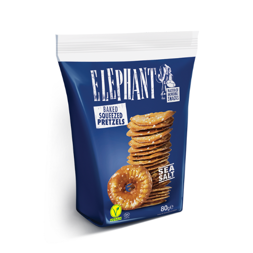 Pretzels amb Sal Marina 180g Elephant