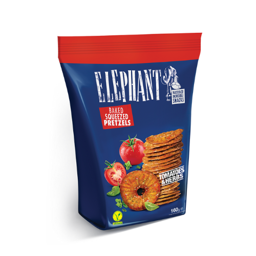 Pretzels amb Tomàquet 160g Elephant