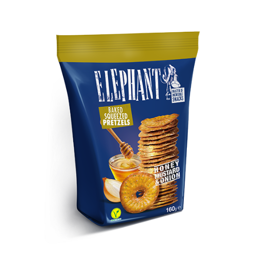 Pretzels amb Mel 160g Elephant