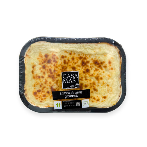 Lasaña de Carne Gratinada 395g Casa Mas
