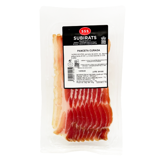 Panceta Curada (100 g) Subirats
