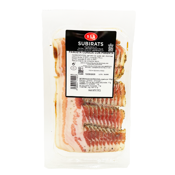 Panceta con Pimienta (100 g) Subirats