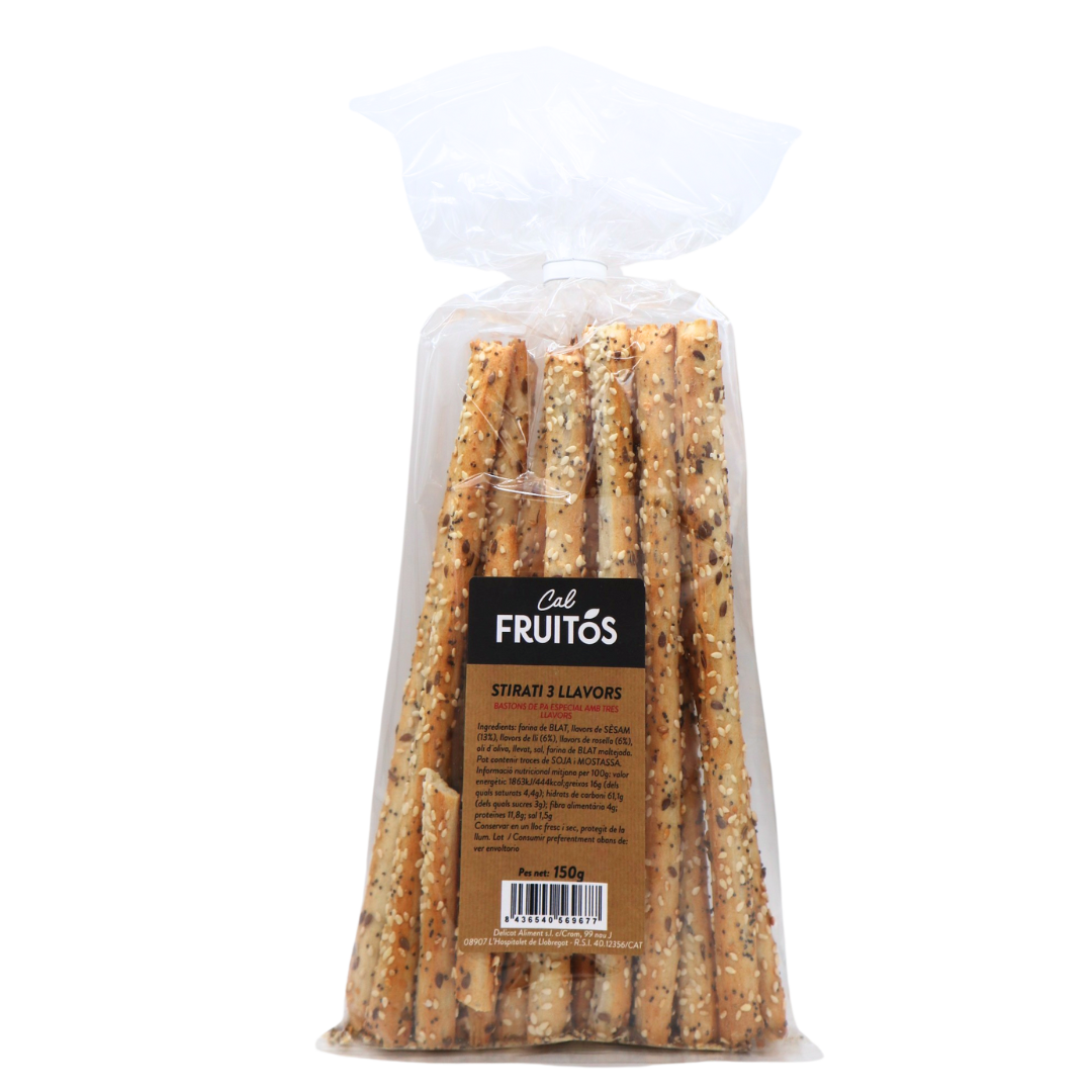 Palitos Tres Semillas Stirati (150 g) Cal Fruitós