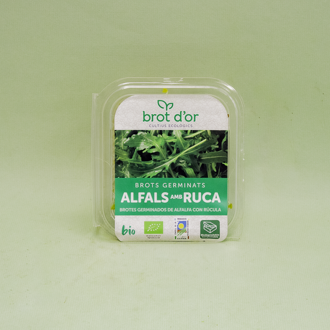 Germinado Bio de Alfalfa con Rúcula (70 g)