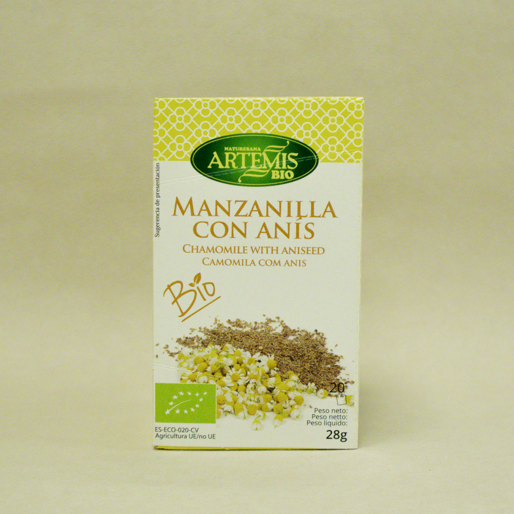 Infusión Camamilla con Anís Bio 20u Naturesana Artemis 