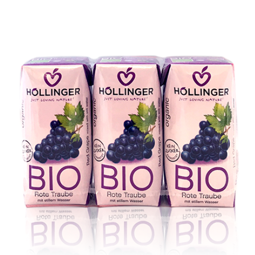 Zumo de Uva Roja Bio (3x200 ml) Hollinger