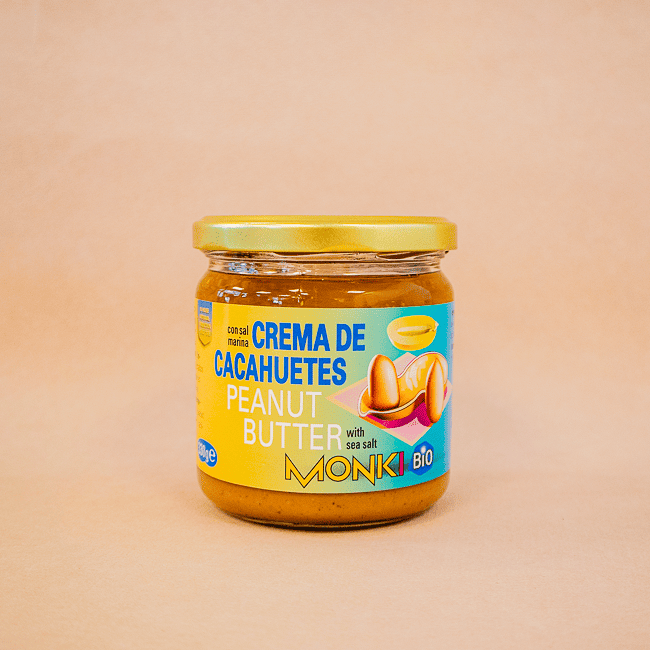 Crema de Cacahuete Bio (330 g) Monki
