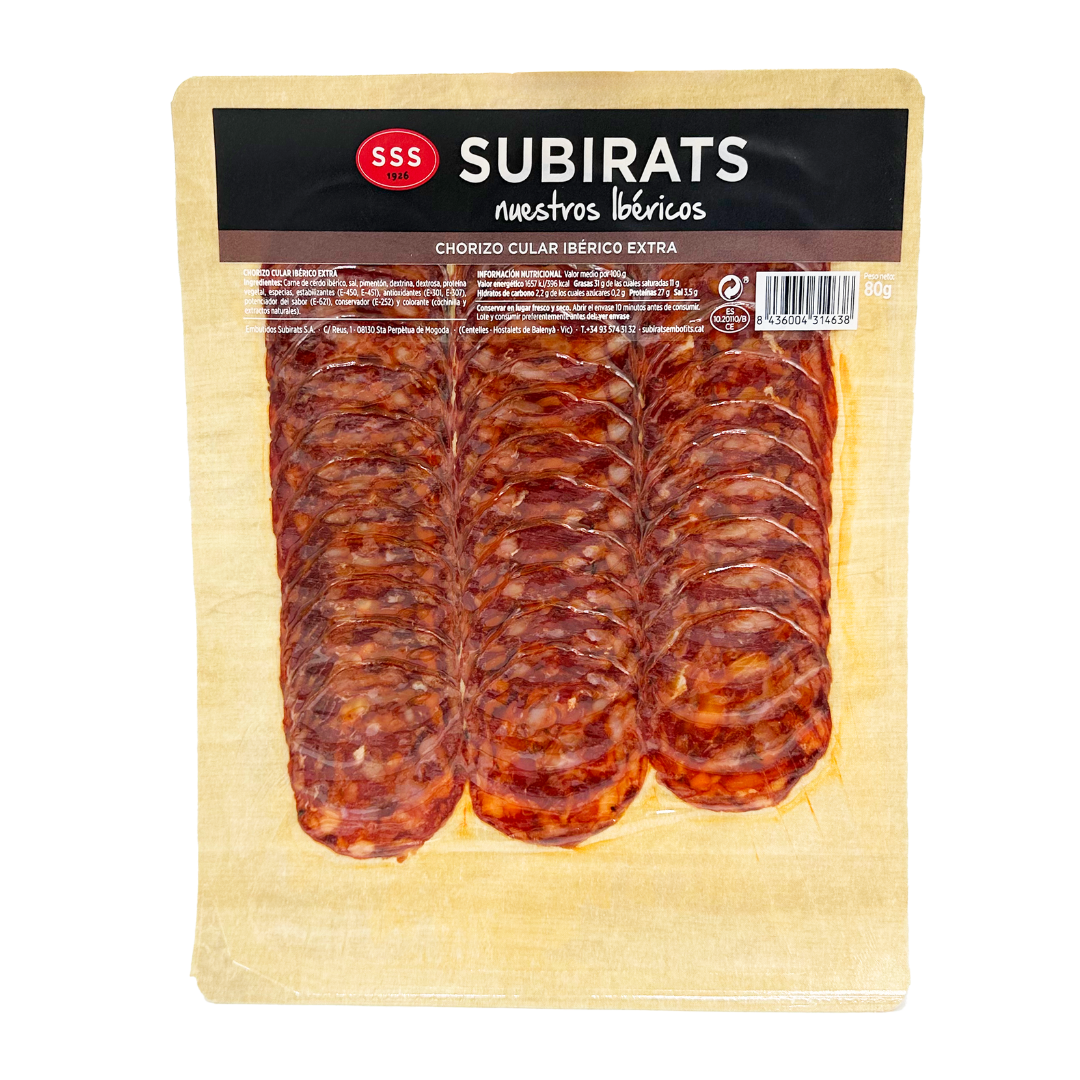 Chorizo Ibérico Extra (80 g) Subirats
