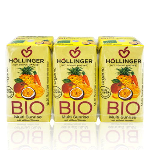 Zumo Multi Sunrise Tropical Bio (3x200 ml) Hollinger