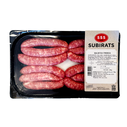 Salchichas de Cerdo (350g) Subirats