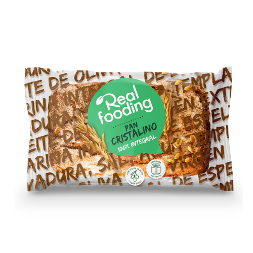 Pan Realfooding 100% Integral 195g Cristallino