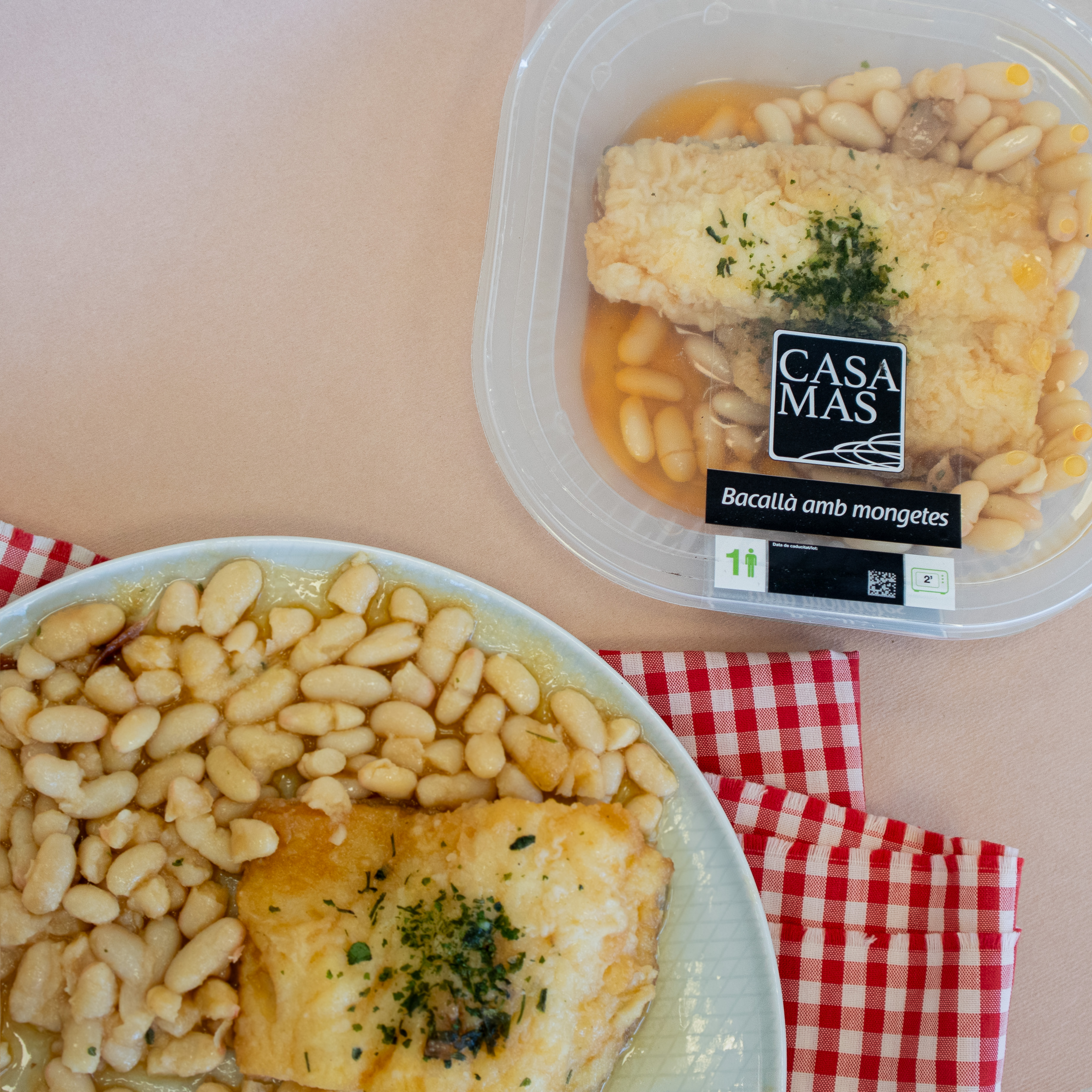 Bacalao con Judías 240g Casa Mas