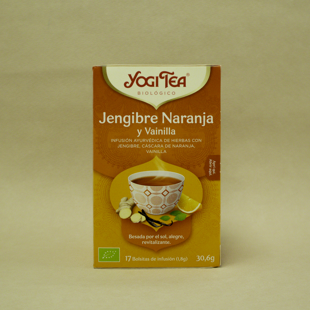 Infusión Jengibre y Naranja Bio 17u Yogi Tea