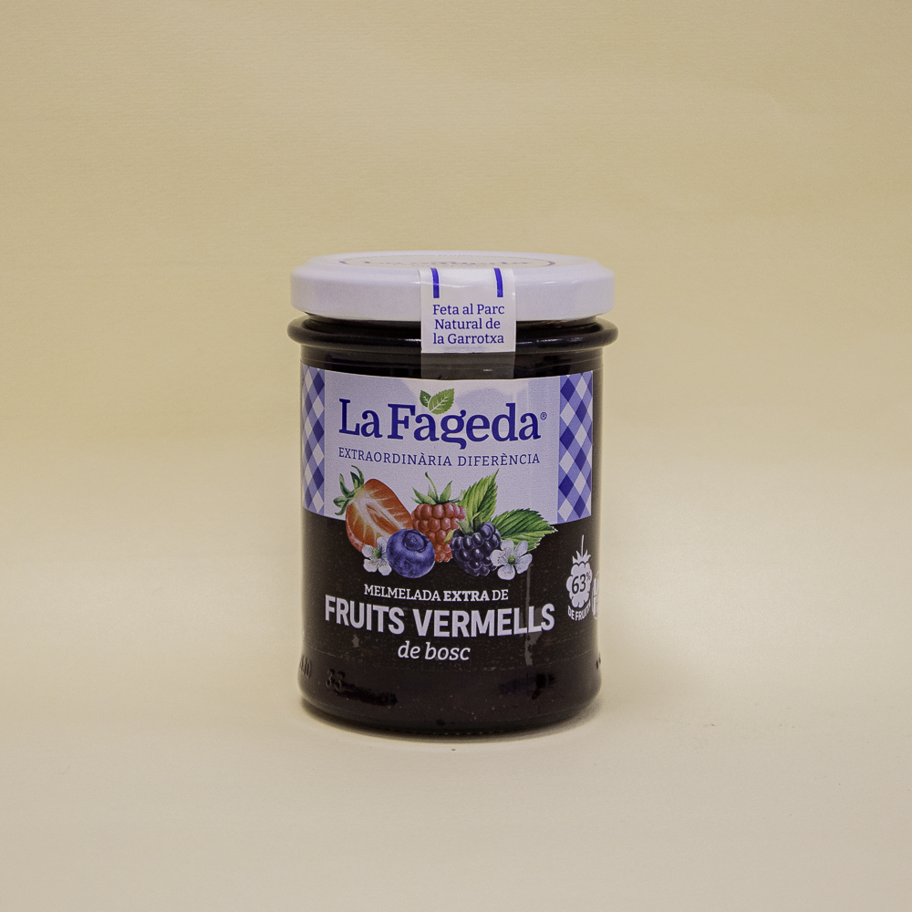 Mermelada Extra de Frutos Rojos 230g La Fageda