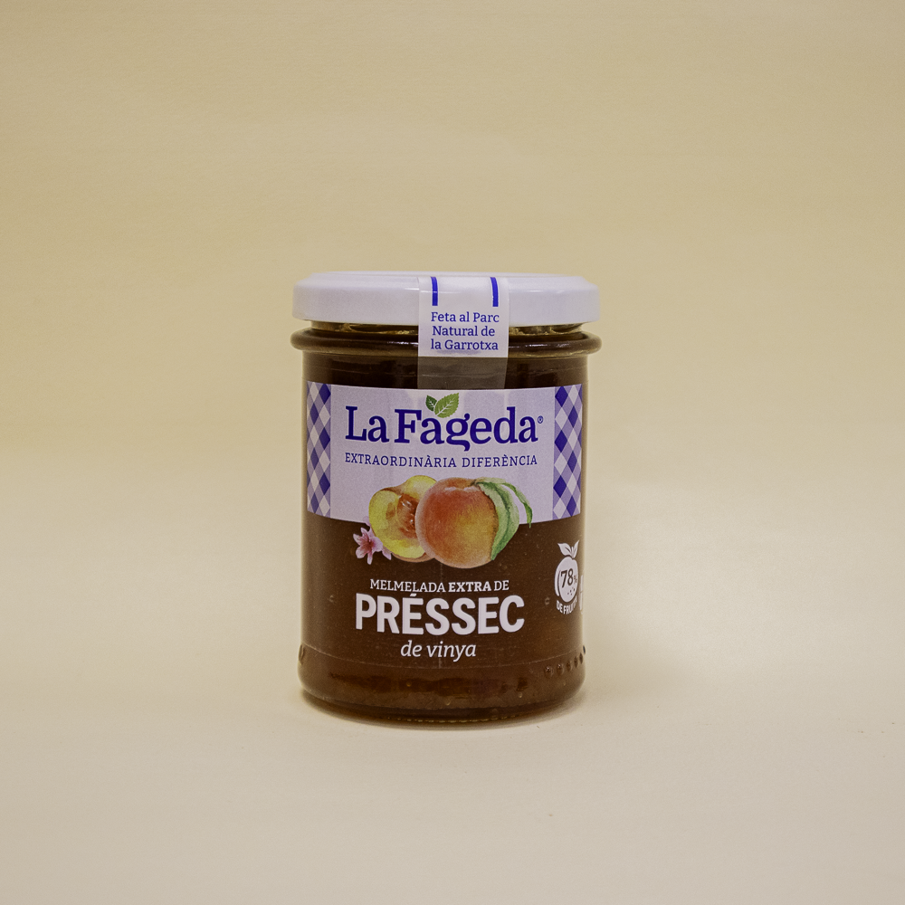 Mermelada Extra de Melocotón 230g La Fageda
