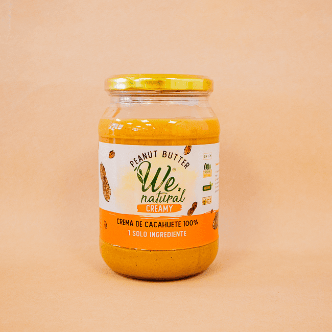 Crema de Cacahuete Creamy 475g WeNatural	