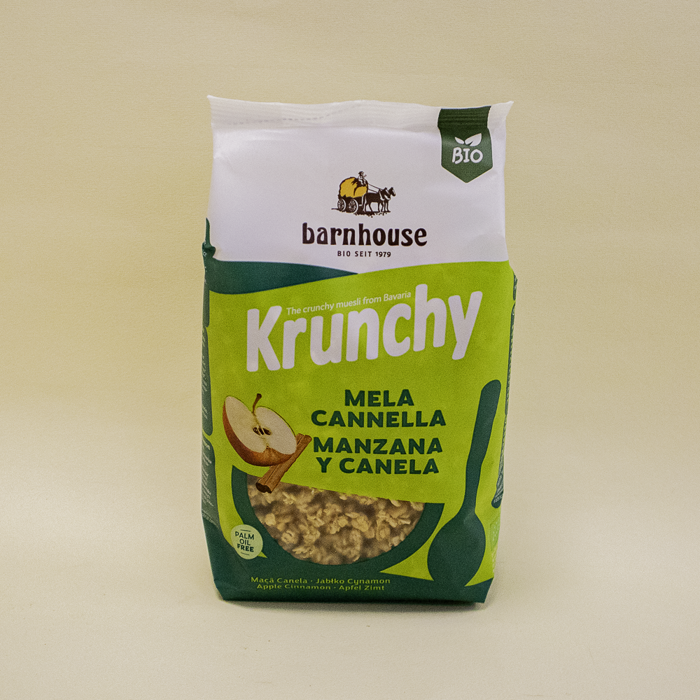 Muesli Crunxy Manzana y Canela Bio 375g Barnhouse