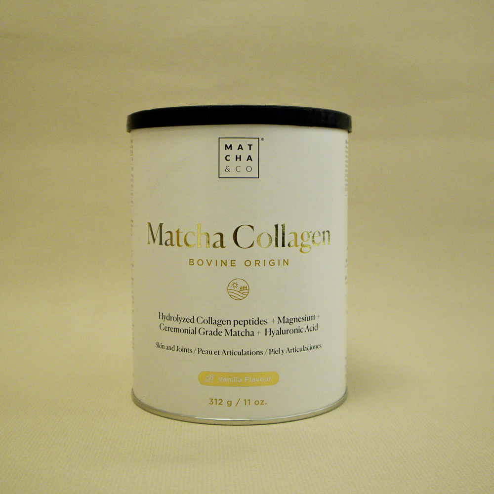 Té Macha con Colágeno Vainilla Bio Lata 300g Matcha & Co	