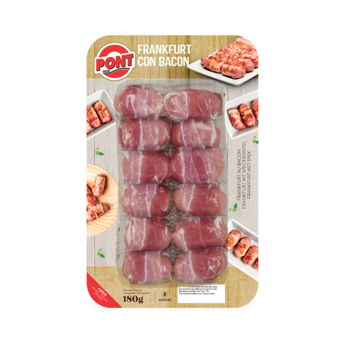 Frankfurt con Bacón 180g Pont