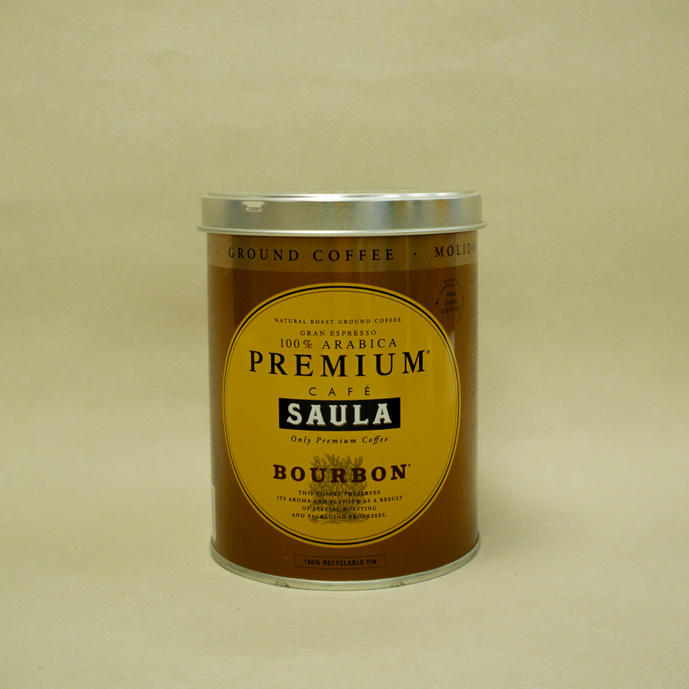 Café Molido Gran Espresso Premium Bourbon Lata 250g Saula