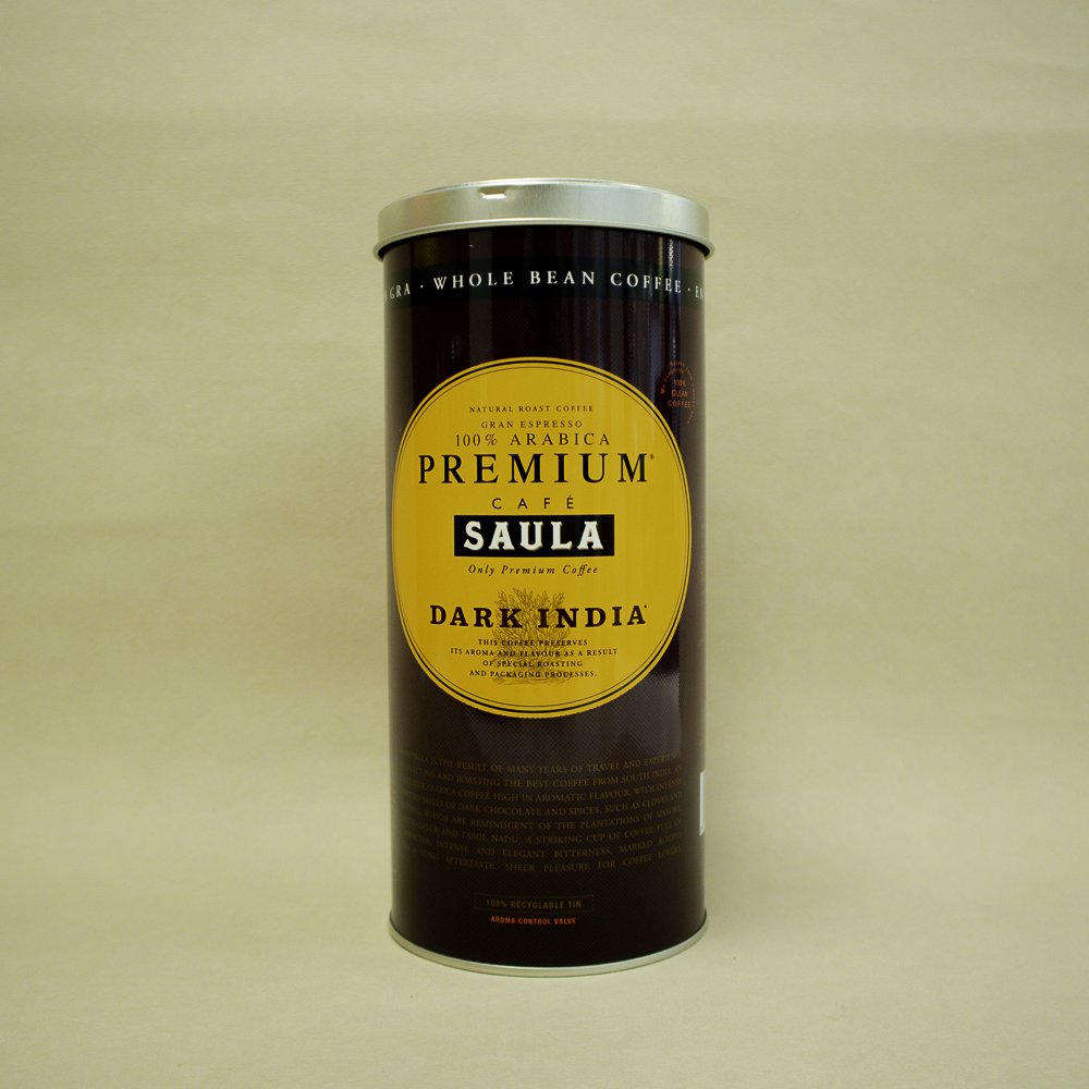 Café Grano Gran Espresso Premium Dark India Lata 500g Saula